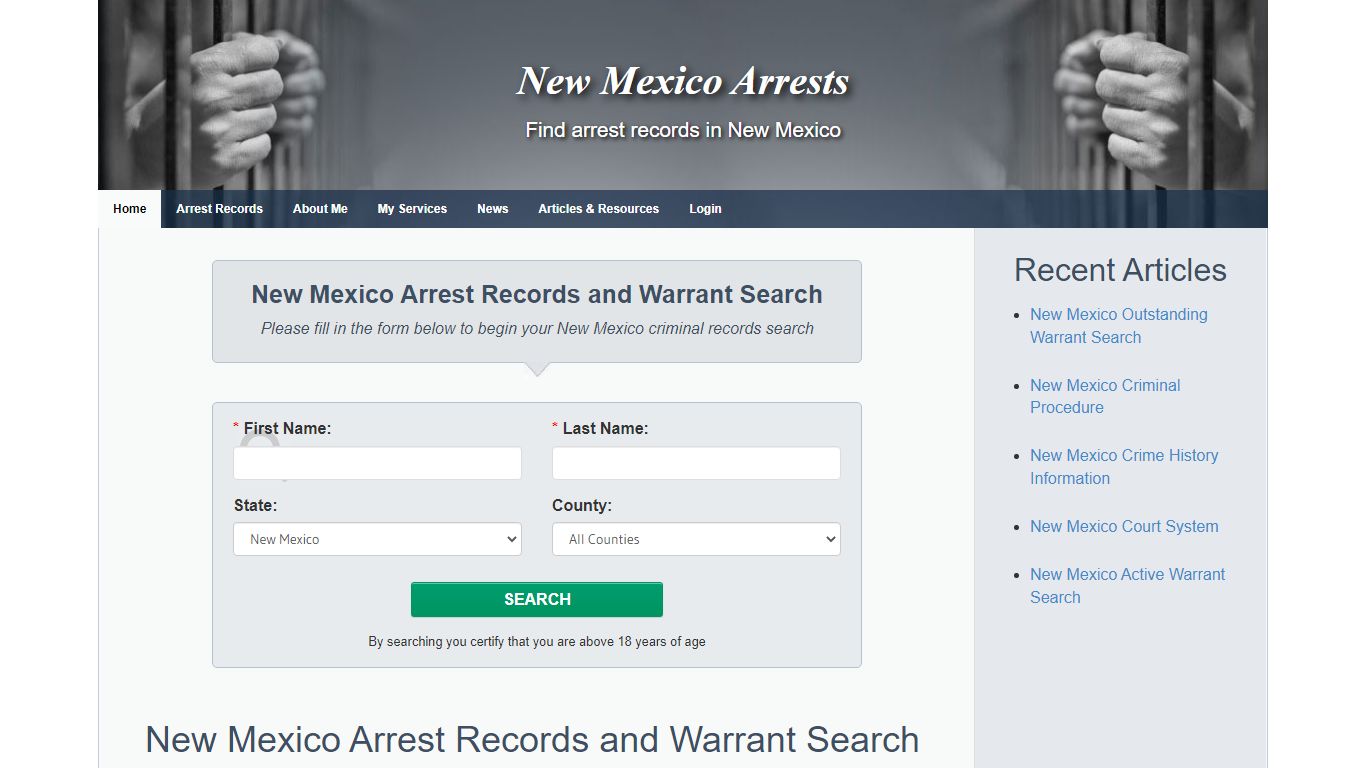 New Mexico Arrests